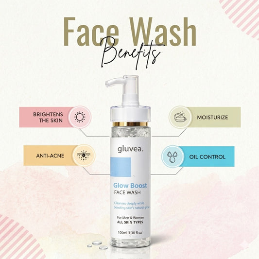 Gluvea Glow Boost Face Wash: Reveal Your Natural Radiance