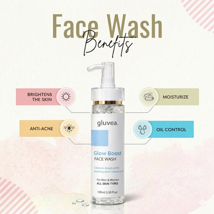 Gluvea Glow Boost Face Wash: Reveal Your Natural Radiance